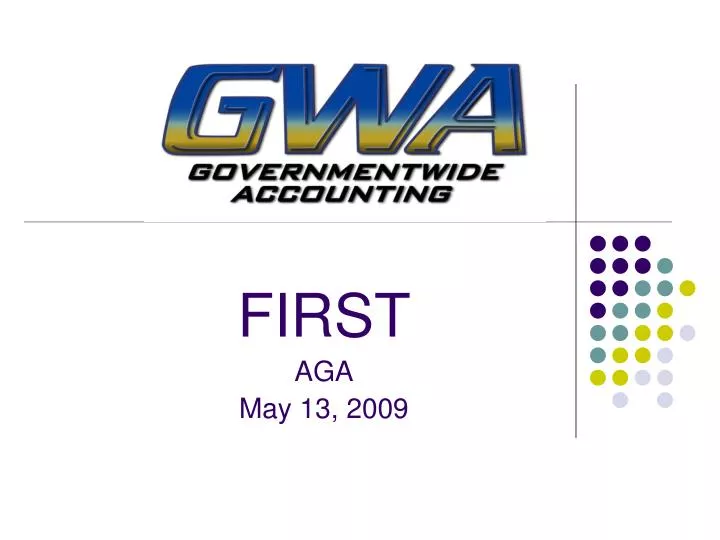 first aga may 13 2009