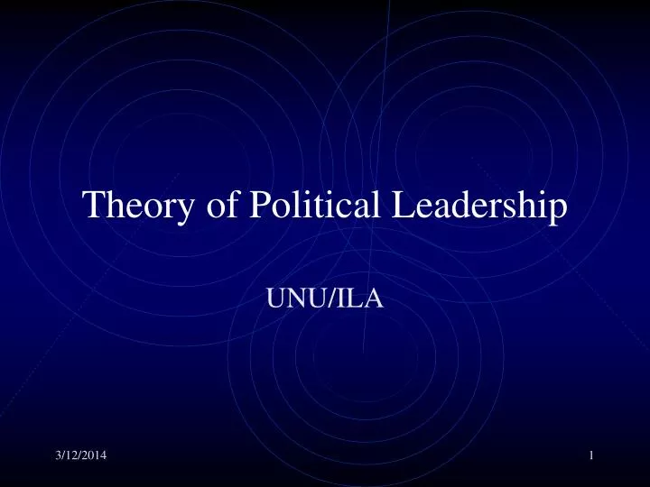 theory of political leadership