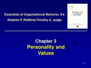 Chapter 3 Personality and Values