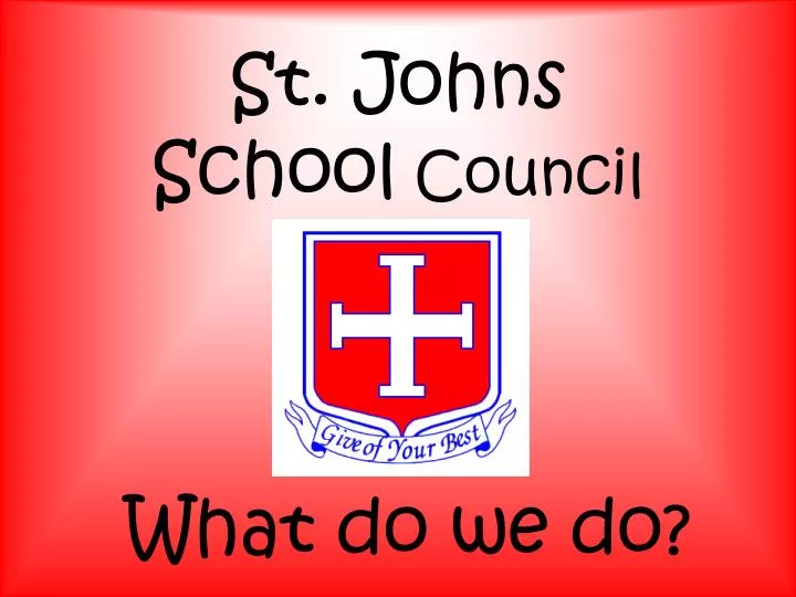 st johns school council