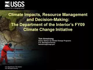 U.S. Department of the Interior U.S. Geological Survey