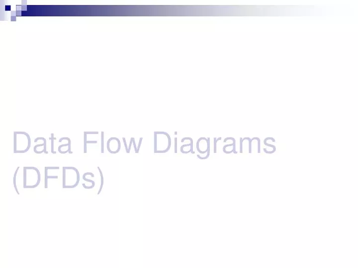 data flow diagrams dfds