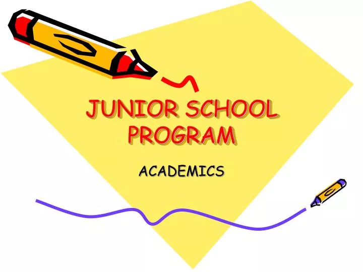 junior school program