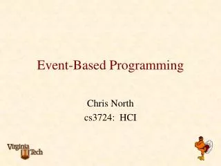 Event-Based Programming