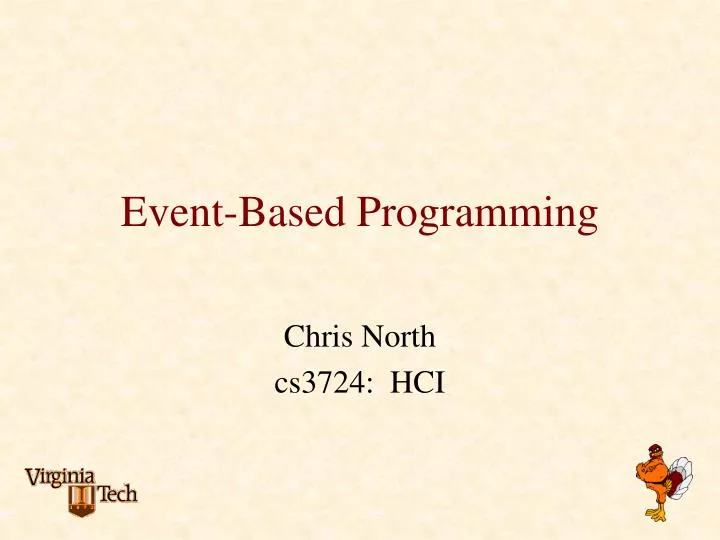 event based programming