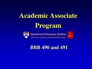 Academic Associate Program