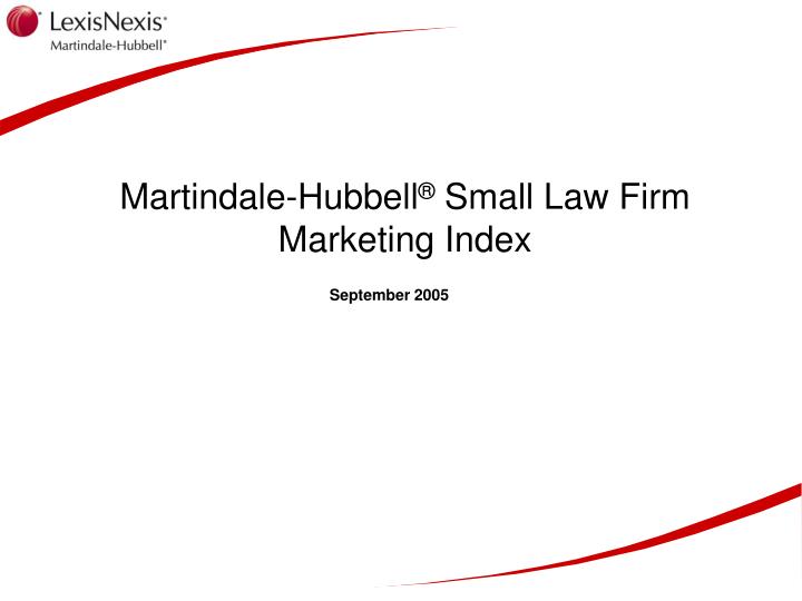 martindale hubbell small law firm marketing index