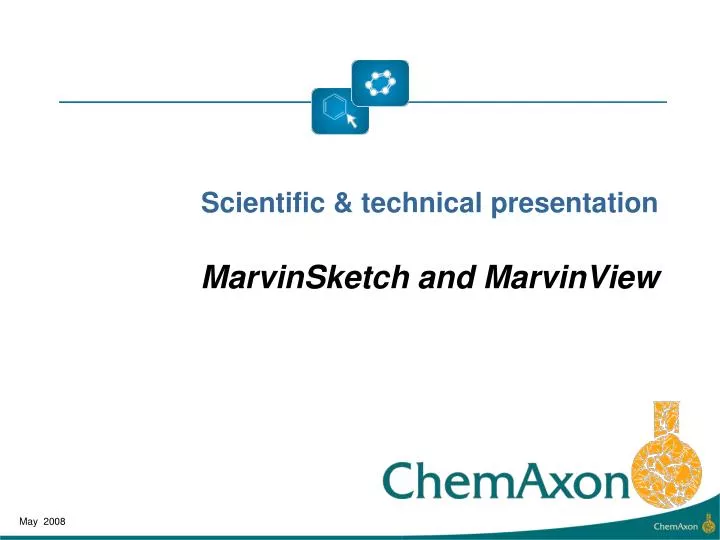 scientific technical presentation marvin sketch and marvinview