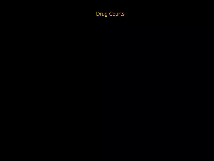 drug courts