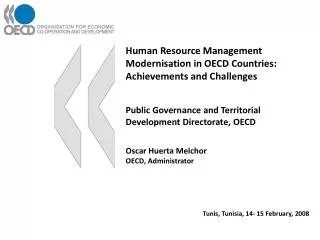 Human Resource Management Modernisation in OECD Countries: Achievements and Challenges
