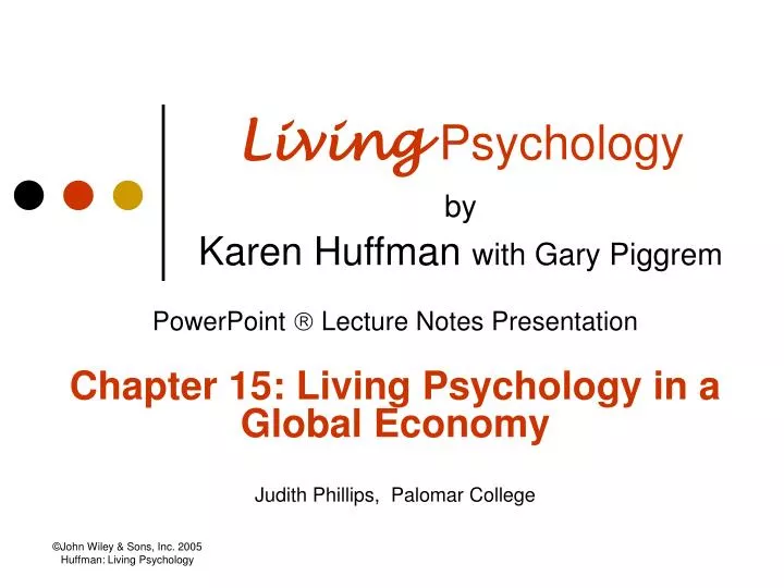 living psychology by karen huffman with gary piggrem