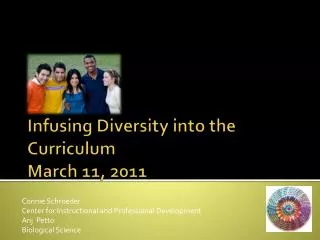 Infusing Diversity into the Curriculum March 11, 2011