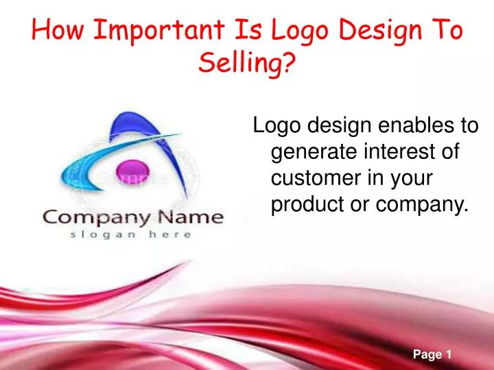 how important is logo design to selling