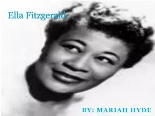 Ella Fitzgerald