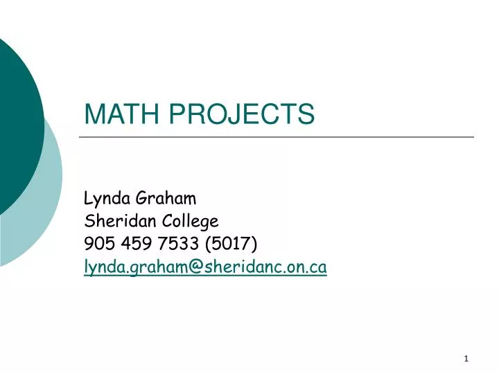 math projects