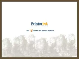 Printer Ink - Online Printer Ink Reviews & Coupons