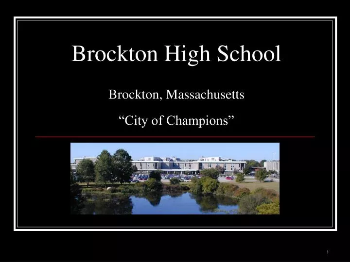 brockton high school brockton massachusetts city of champions