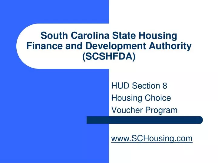 south carolina state housing finance and development authority scshfda