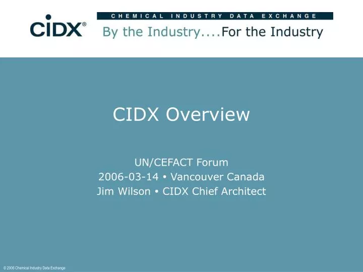 cidx overview