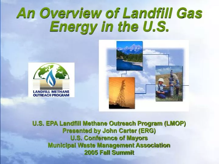 an overview of landfill gas energy in the u s