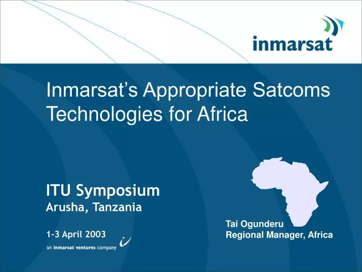 inmarsat s appropriate satcoms technologies for africa