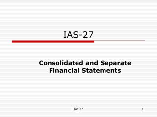 IAS-27