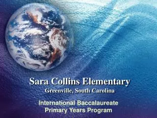 Sara Collins Elementary Greenville, South Carolina