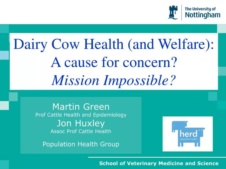 dairy cow health and welfare a cause for concern mission impossible