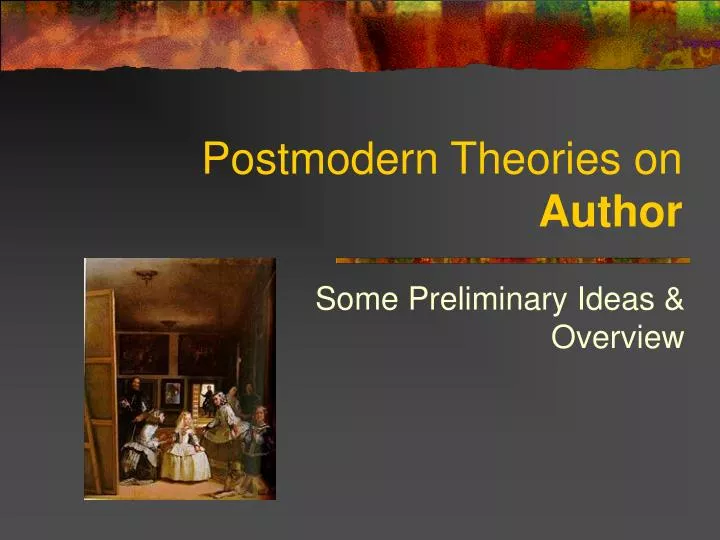 postmodern theories on author