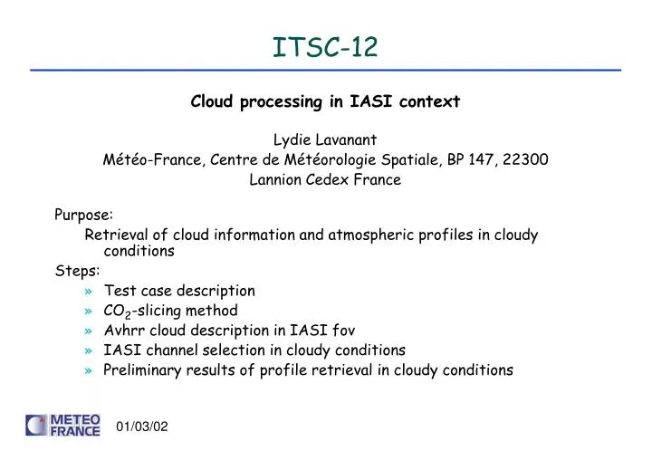 itsc 12