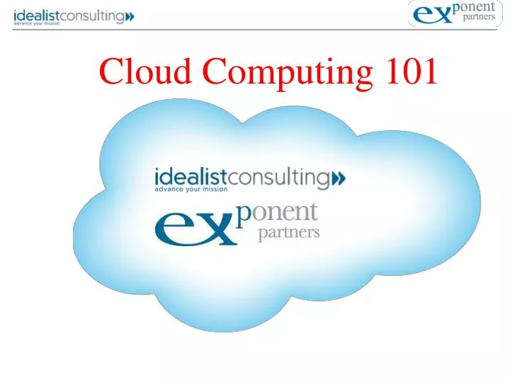 cloud computing 101