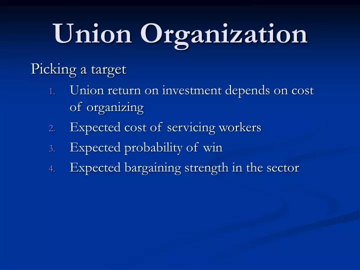 union organization