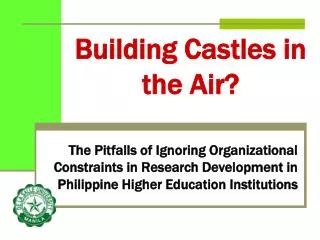 Building Castles in the Air?