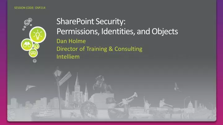 sharepoint security permissions identities and objects