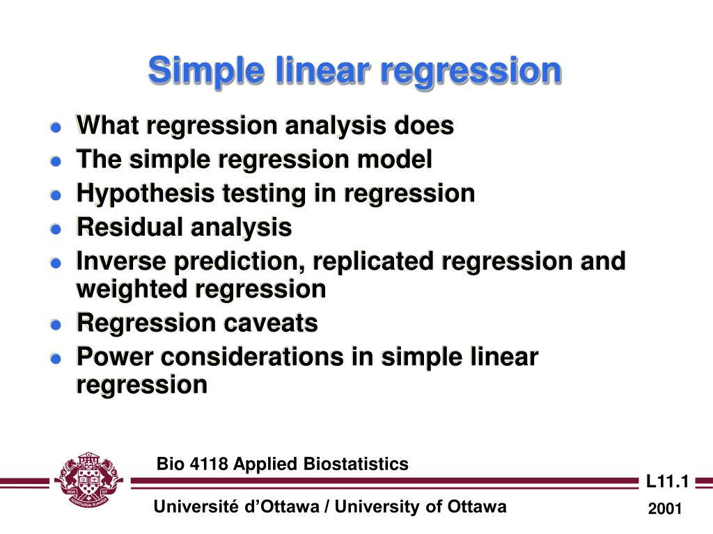 PPT - Simple linear regression PowerPoint Presentation, free download ...