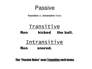 Passive