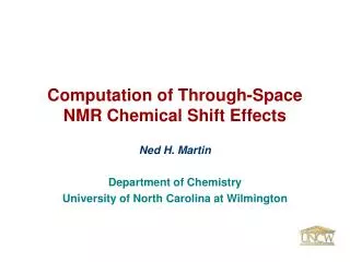 Computation of Through-Space NMR Chemical Shift Effects