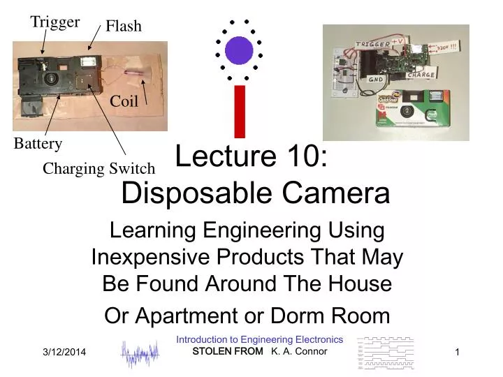 lecture 10 disposable camera