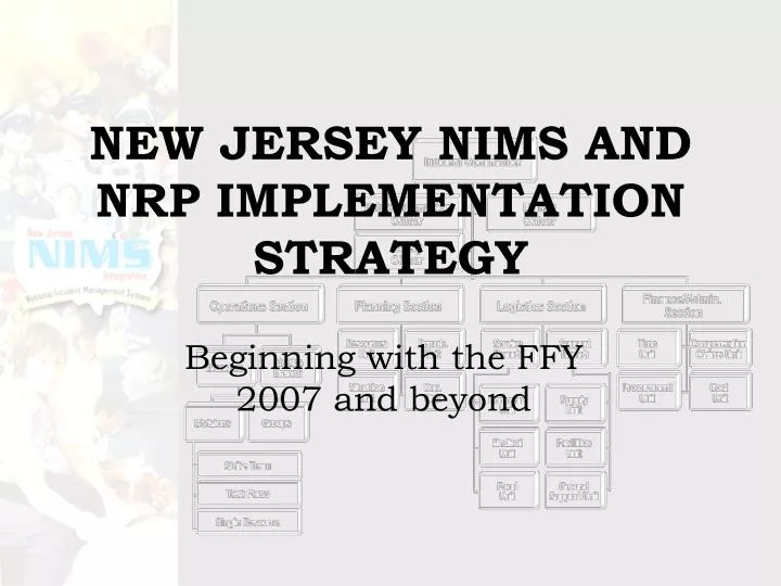 new jersey nims and nrp implementation strategy