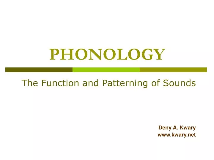 phonology