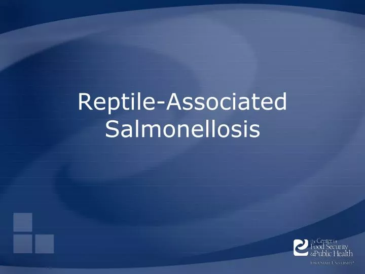 reptile associated salmonellosis