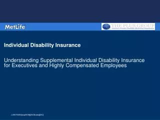 Individual Disability Insurance Understanding Supplemental Individual Disability Insurance for Executives and Highly Co