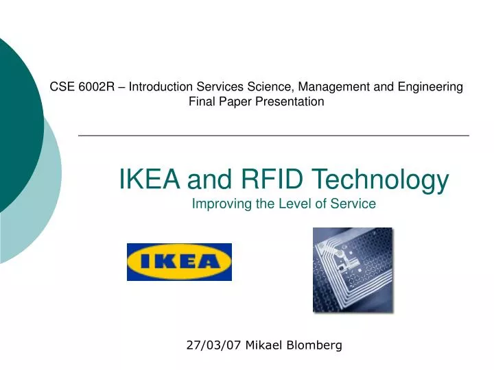 ikea and rfid technology improving the level of service