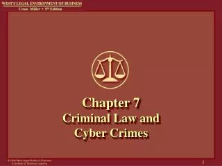Chapter 7 Criminal Law and Cyber Crimes