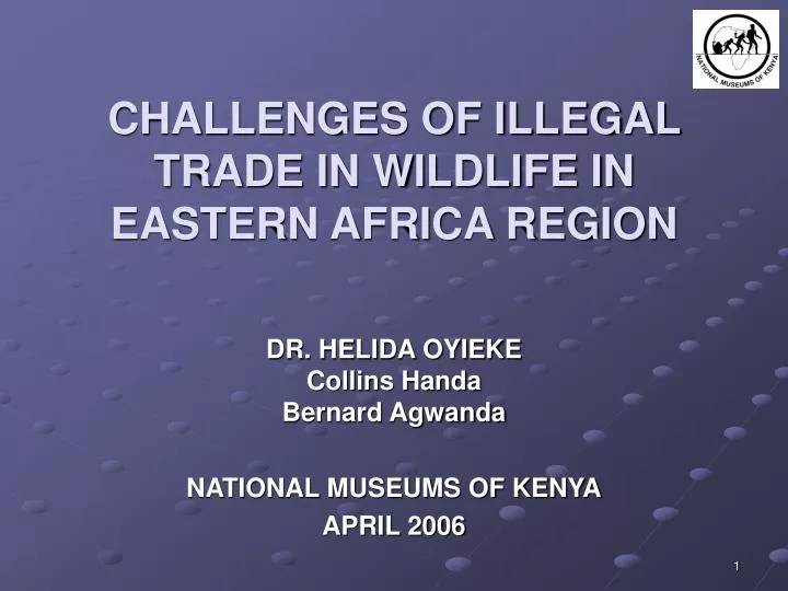 challenges of illegal trade in wildlife in eastern africa region