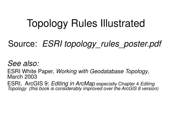 topology rules illustrated