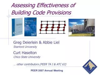 Assessing Effectiveness of Building Code Provisions