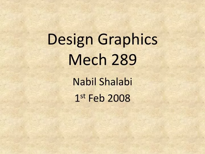 design graphics mech 289