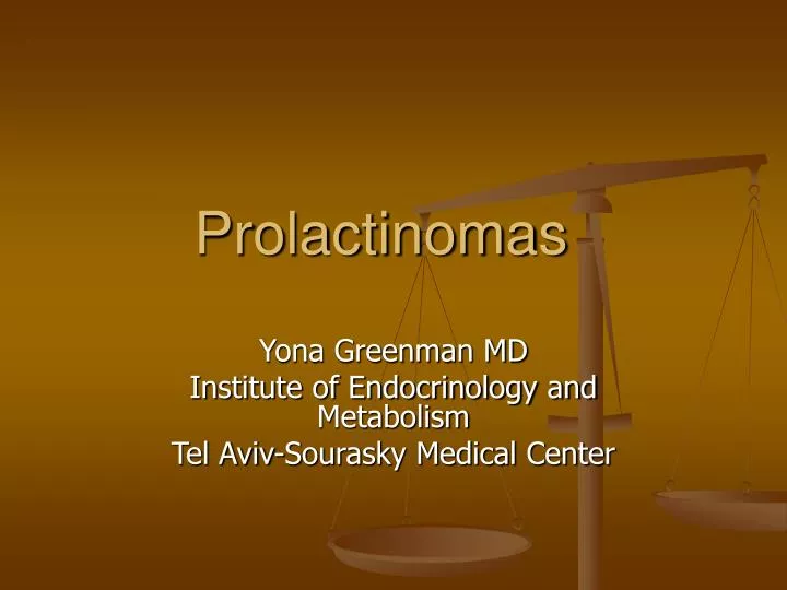 prolactinomas