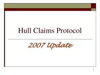 Hull Claims Protocol